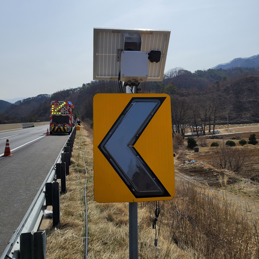 제천시 고속도로 갈매기 표지판 설치 작업 내용.jpg